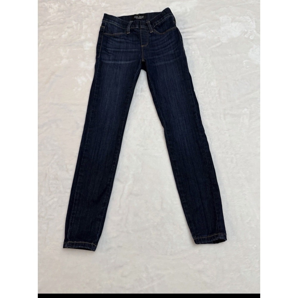 Judy Blue Jeans Womens 0 24 Dark Wash Skinny High Rise Stretch Denim